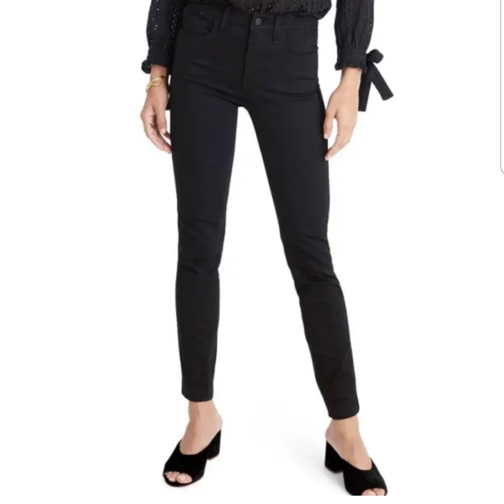 Madewell 9” High Rise Skinny Tuxedo Jeans - Picture 2 of 4